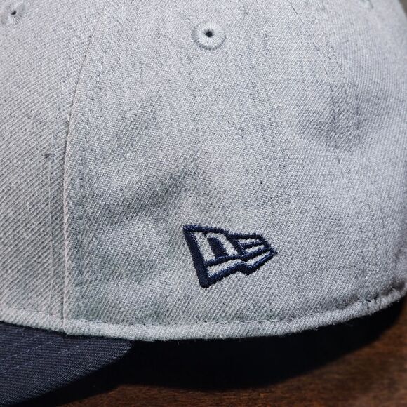 New Era Oklahoma City Thunder Hat Low Crown Hat Grey Blue Fitted 7 3/8 NBA Cap - Picture 6 of 8